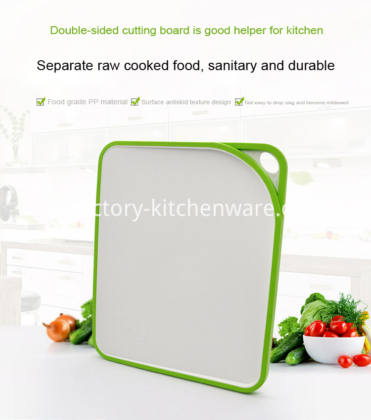 Tabla de cortar de plástico Plastic cutting board